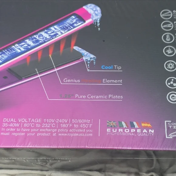 Platinum Genius Limited Edition Flat Iron - Hot Pink - Picture 4 of 6